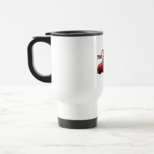 Taza de viaje para fanáticos de las carreras Con