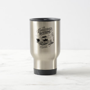 Taza de viaje para ingeniero de sistemas embebidos