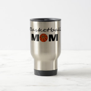 Taza de viaje para mamá de baloncesto