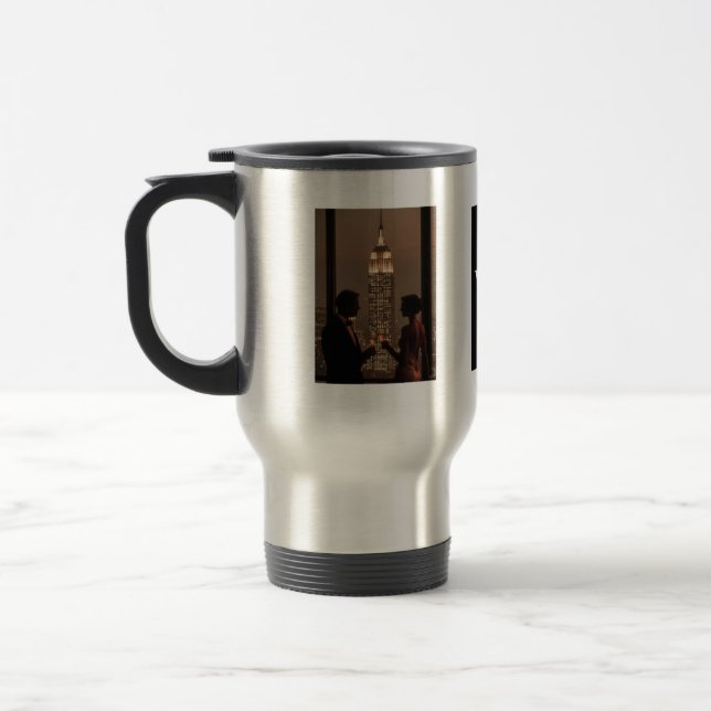 Taza de viaje para pareja de éxito de lujo (Izquierda)