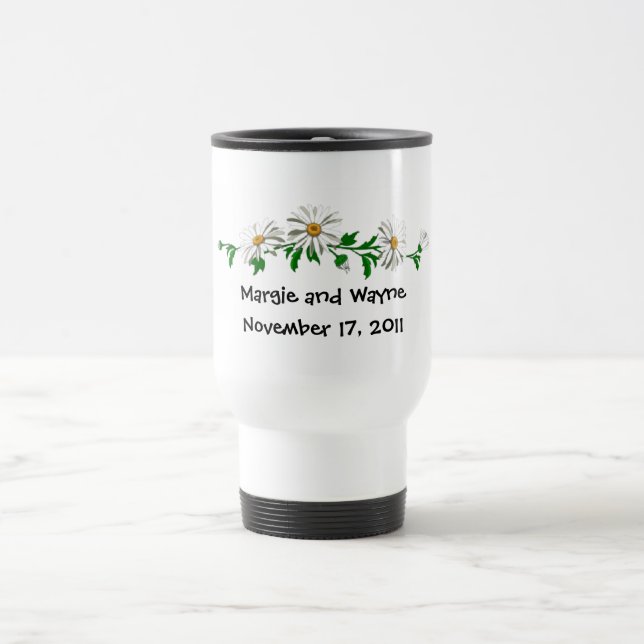 Taza de viaje para regalo de aniversario (Centro)