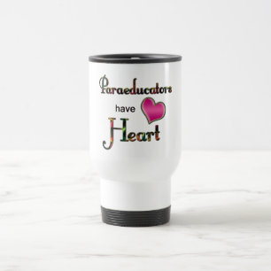 Taza De Viaje Paraeducators tiene corazón