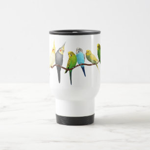 Taza De Viaje ¡Parakeets y Cockatiels!