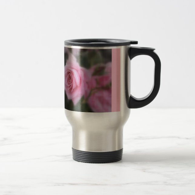 Taza De Viaje Parar y oler al rosa (Derecha)