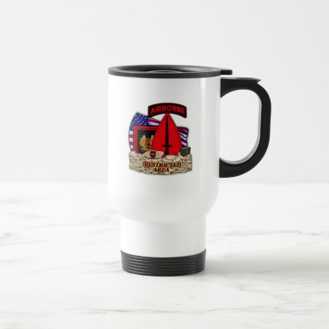 Taza De Viaje Parche del comando de operaciones especiales de US (Derecha)