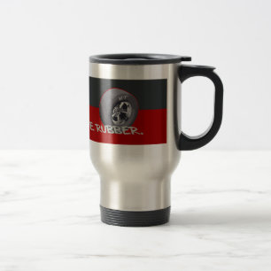 TAZA DE VIAJE PARE Y HUELA EL CAUCHO