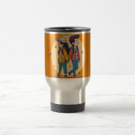 Taza De Viaje Pareja de manos cogiendo la mano caminando juntos