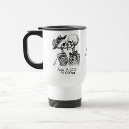 Taza De Viaje Pareja Skeleton