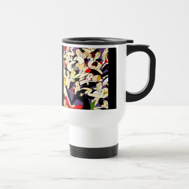 Taza De Viaje Parejas de baile vintage (Derecha)