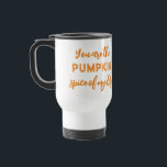 Taza De Viaje Parejas de calabaza lisa foto<br><div class="desc">¿Te gusta la especia de calabaza? ¿También en el amor? Aquí hay una dulce taza para celebrar la Caída y unos a otros.</div>