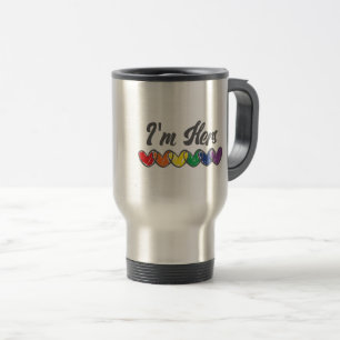 Taza De Viaje Parejas Gays coincidiendo con LGBT Soy su orgullo