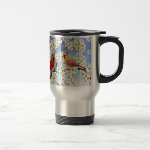 Taza De Viaje Pares cardinales en taza del viaje del manzano