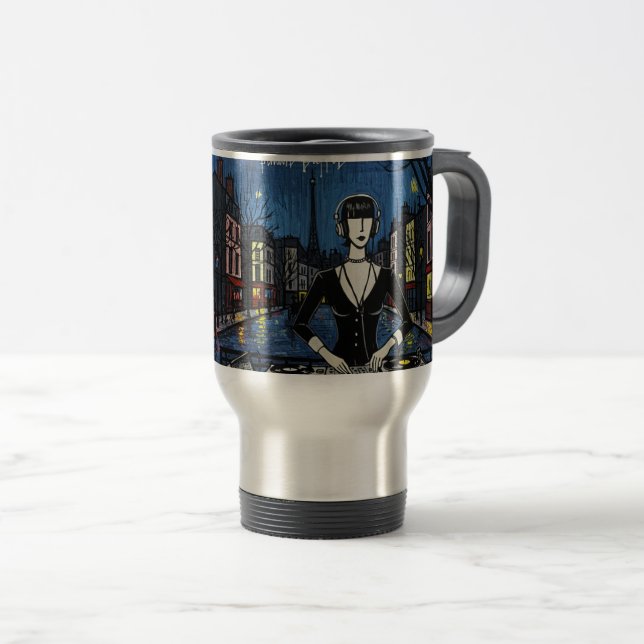 Taza De Viaje Paris DJ Art Collection（クラブカルチャー × パリ アートシリーズ） (Anverso derecho)