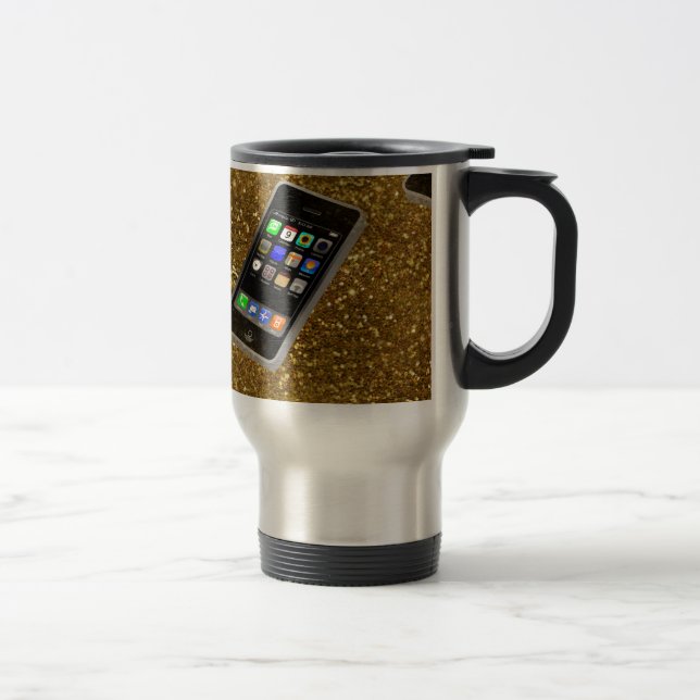 Taza De Viaje paro de teléfono móvil (Derecha)