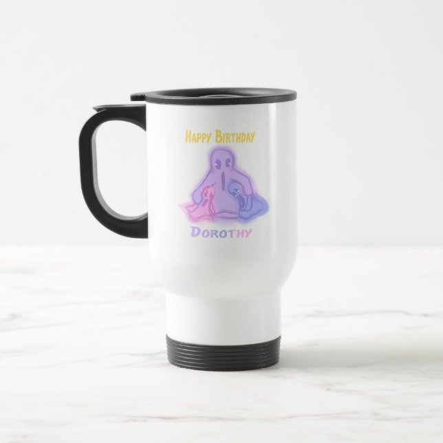 Taza De Viaje paro de viaje de cumpleaños (Izquierda)
