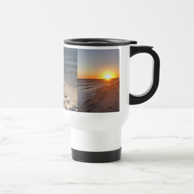 Taza De Viaje Paro de viajes en la playa (Derecha)