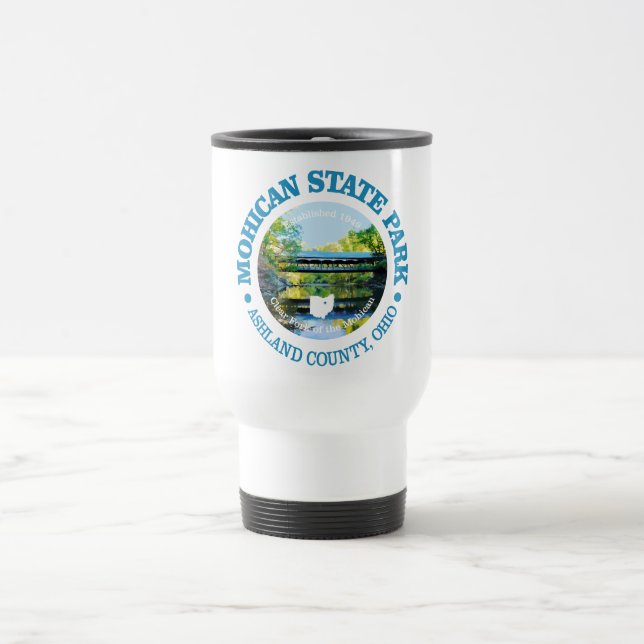 Taza De Viaje Parque estatal Mohican (Centro)