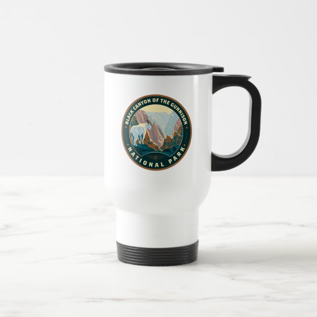 Taza De Viaje Parque nacional del Cañón Negro (Derecha)