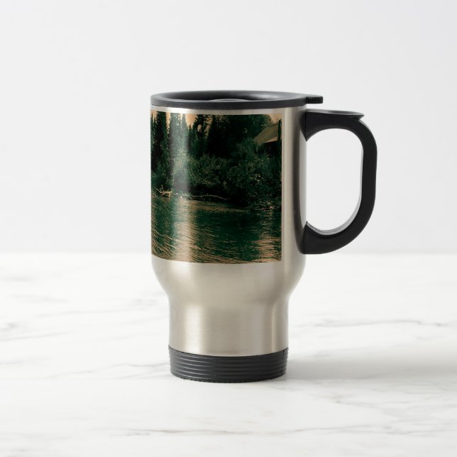 Taza De Viaje Parque nacional del Gran Tetón. Magnífico paisaje (Derecha)