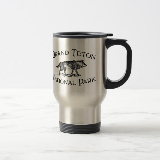 Taza De Viaje Parque nacional magnífico de Teton (Derecha)
