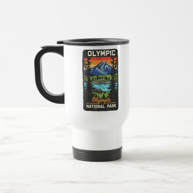 Taza De Viaje Parque nacional Olímpico (Izquierda)