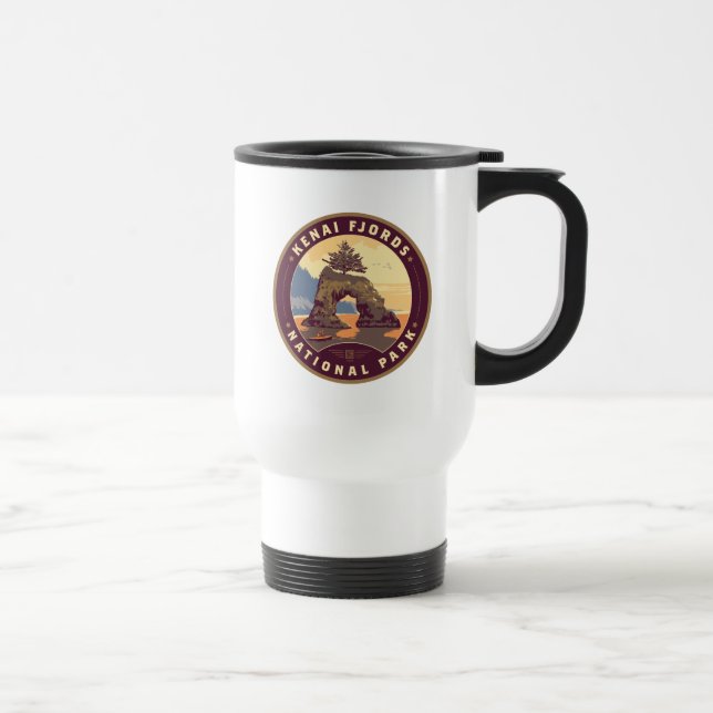 Taza De Viaje Parques nacionales de fiordos de Kenia (Derecha)