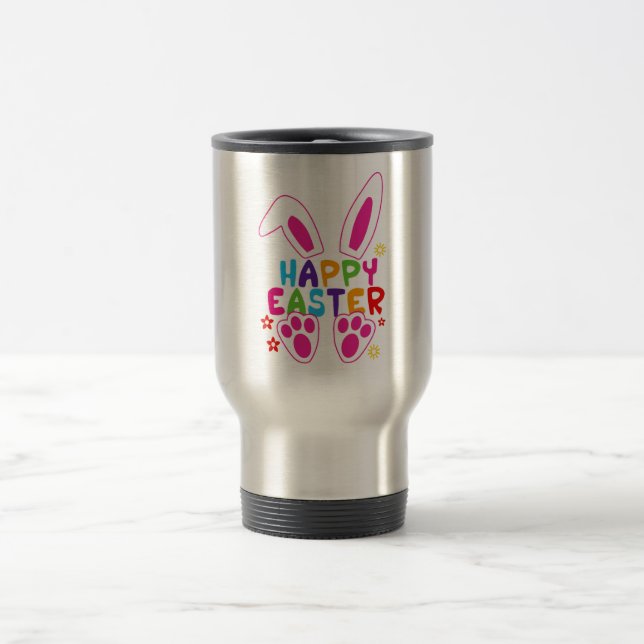 Taza De Viaje Pascua feliz (Centro)