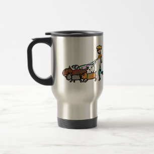 Taza De Viaje Paseo de perros