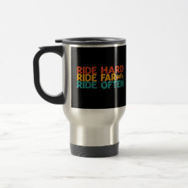 Taza De Viaje Paseo en bicicleta con frecuencia en moto