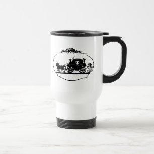 Taza De Viaje Paseo en carro con ropa y regalos cupido