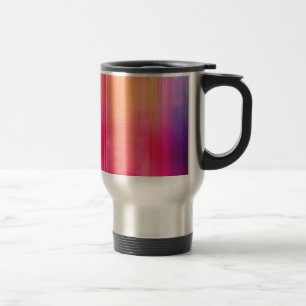 Taza De Viaje pasillo de arcoíris de neón