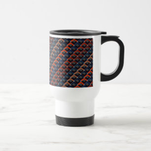 Taza De Viaje Pasos en zig-zag coloridos de Karo