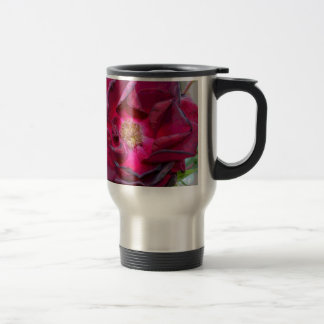 Taza De Viaje Passion Burgandy Flower