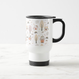 Taza De Viaje Pastel Autumn Cute Cats