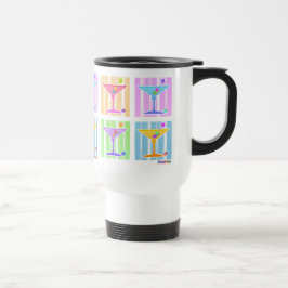 TAZA DE VIAJE PASTEL POP ART MARTINIS