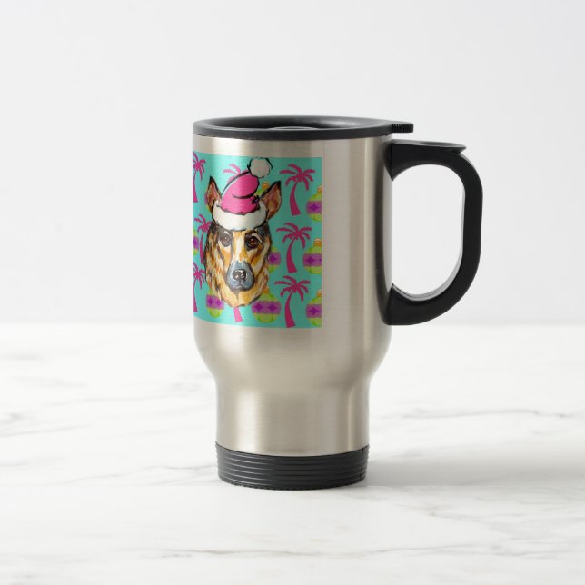 TAZA DE VIAJE PASTOR ALEMÁN (Derecha)