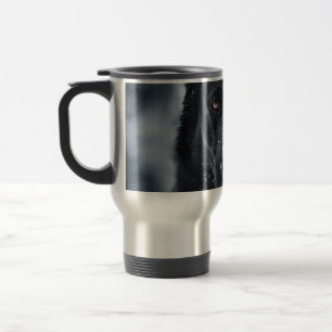Taza De Viaje Pastor alemán negro