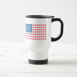 Taza De Viaje Pastores Patrióticos Alemanes