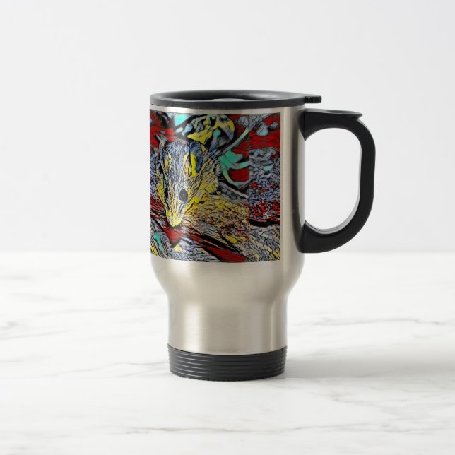 Taza De Viaje Patada de color - ratón (Derecha)