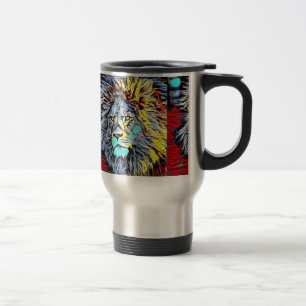 Taza De Viaje patada de color - rey del león