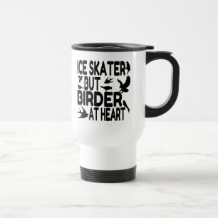 Taza De Viaje Patinador de hielo Bird Lover