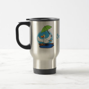 Taza De Viaje Pato gracioso con personalizado bailarín de paragu