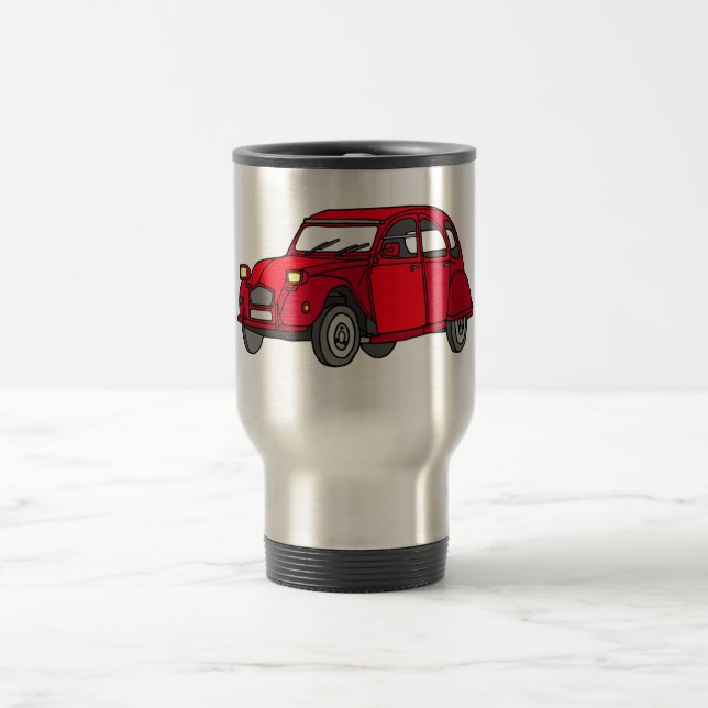 Taza De Viaje Pato rojo (2CV) (Centro)