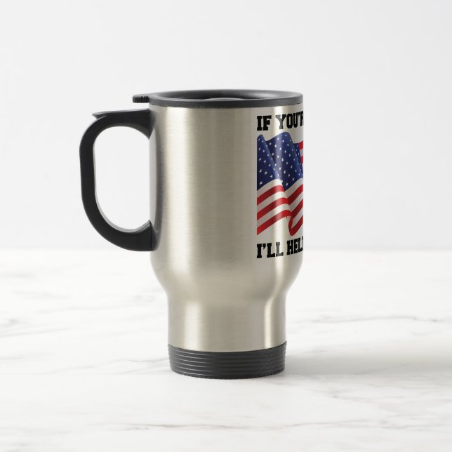 Taza De Viaje Patriota estadounidense (Izquierda)
