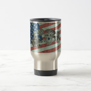 Taza De Viaje Patriotic First Responder
