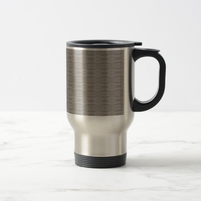 Taza De Viaje Patrón Azteca Gris (Derecha)
