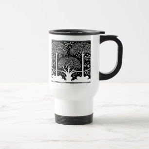 Taza De Viaje Patrón Beardsley de árbol Art Nouveau