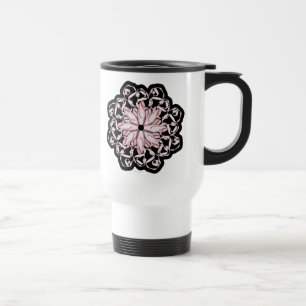 Taza De Viaje Patrón de ballet (rosa)