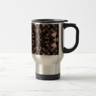 Taza De Viaje Patrón de caleidoscopio marrón