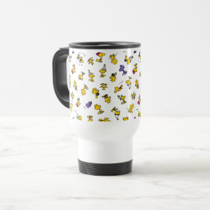 Taza De Viaje Patrón de diversión de Woodstock